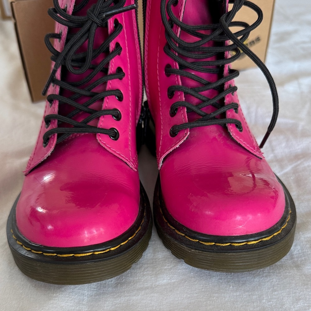 Dr. Martens Kids Pink Boots - Picture 6 of 8